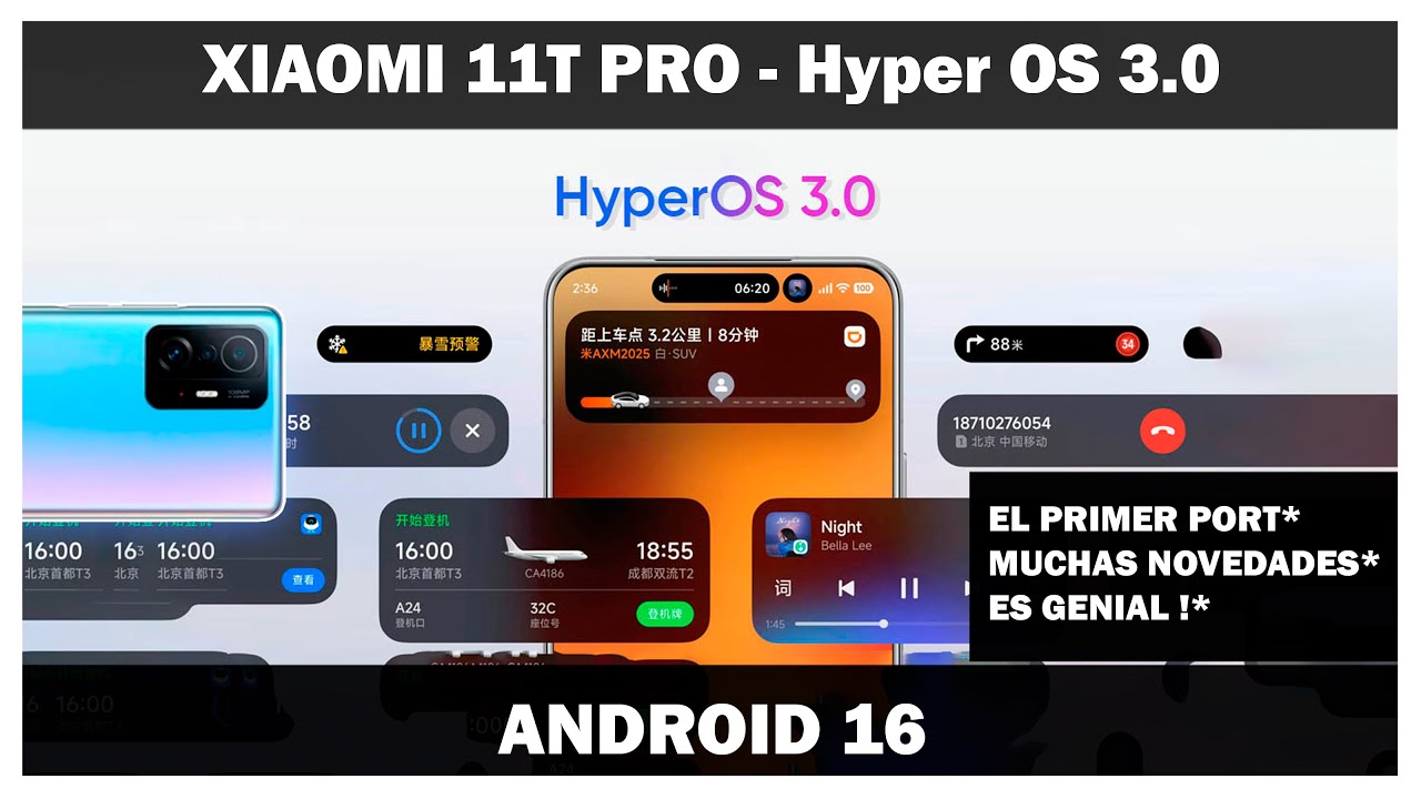 Xiaomi 11T Pro - Hyper OS 3.0 LLEGO ! NUEVAS COSAS GENIALES ! QUE BELLEZA !