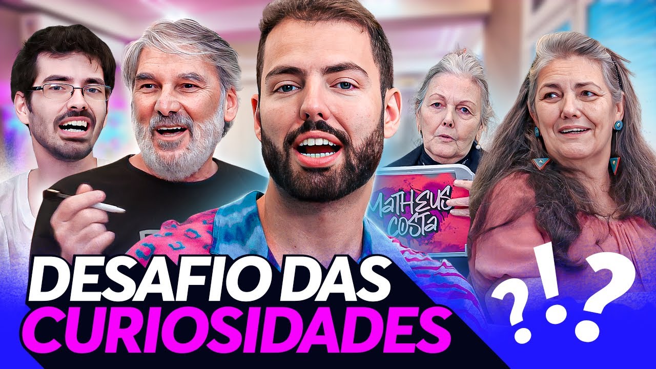 DESAFIO DAS CURIOSIDADES EM FAMÍLIA