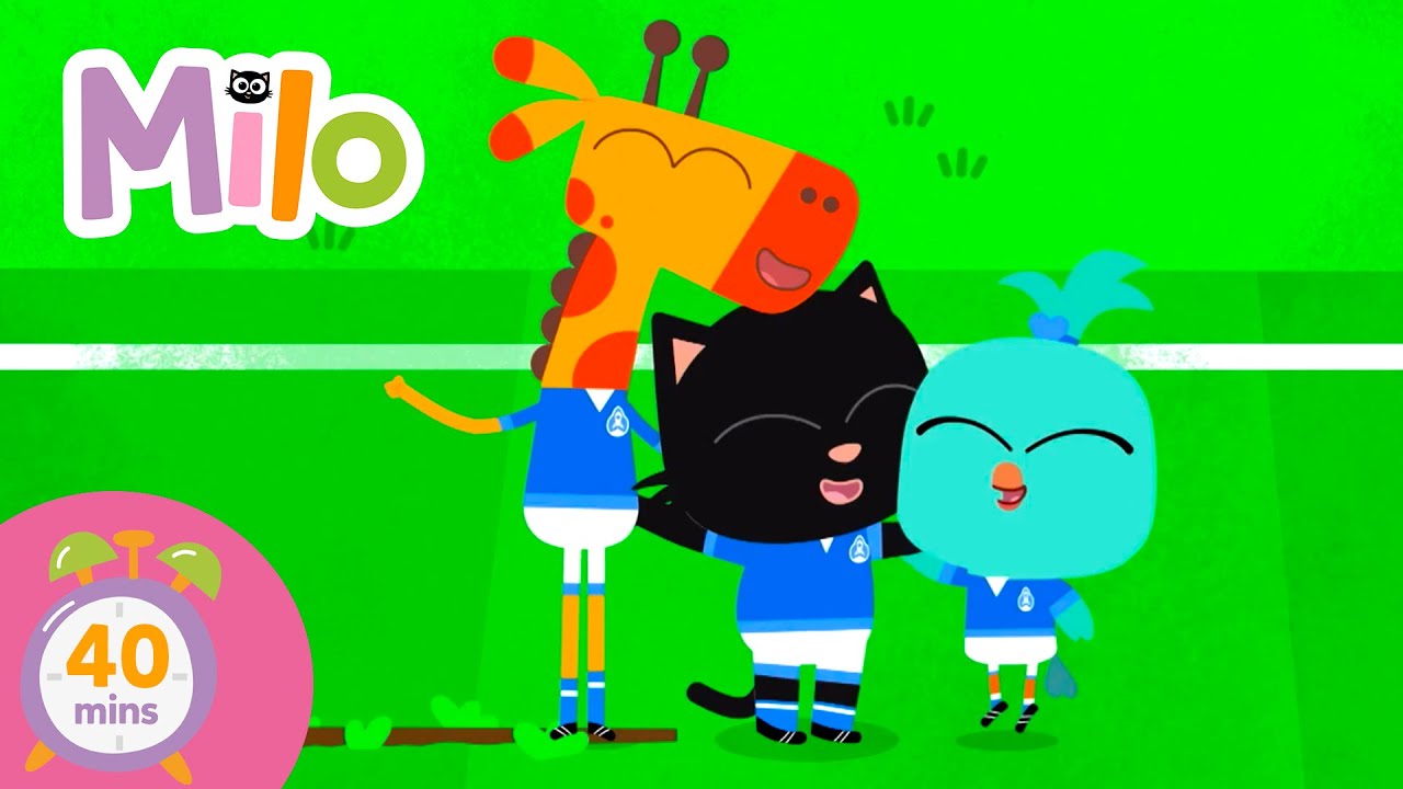 Conoce el lado deportista de Milo 😽⚽ | Milo, el gato #dibujos #niños