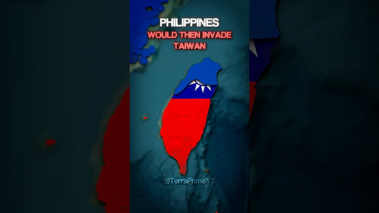 What If Philippines And China Swapped Places? #geography #countryballs #shorts #map #edit