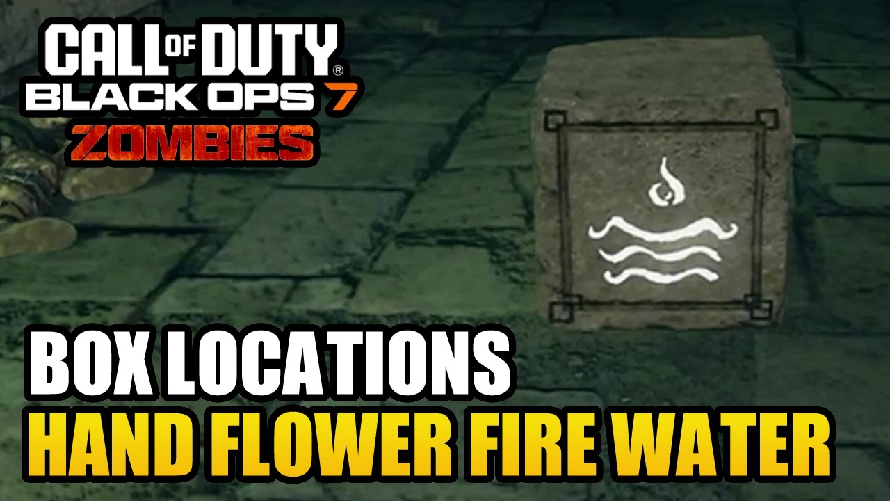 Rex Infernus: ALL Box Locations Hand, Flower, Fire, Water (Black Ops 7 Zombies) (Easter Egg Step)