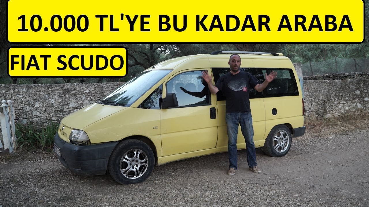 #FIAT #SCUDO 1.9D MİNİBÜS (2001) BU PARAYA BU KADAR ARABA ZOR BULUNUR! KARAVAN DA OLUR YÜK DE TAŞIR!
