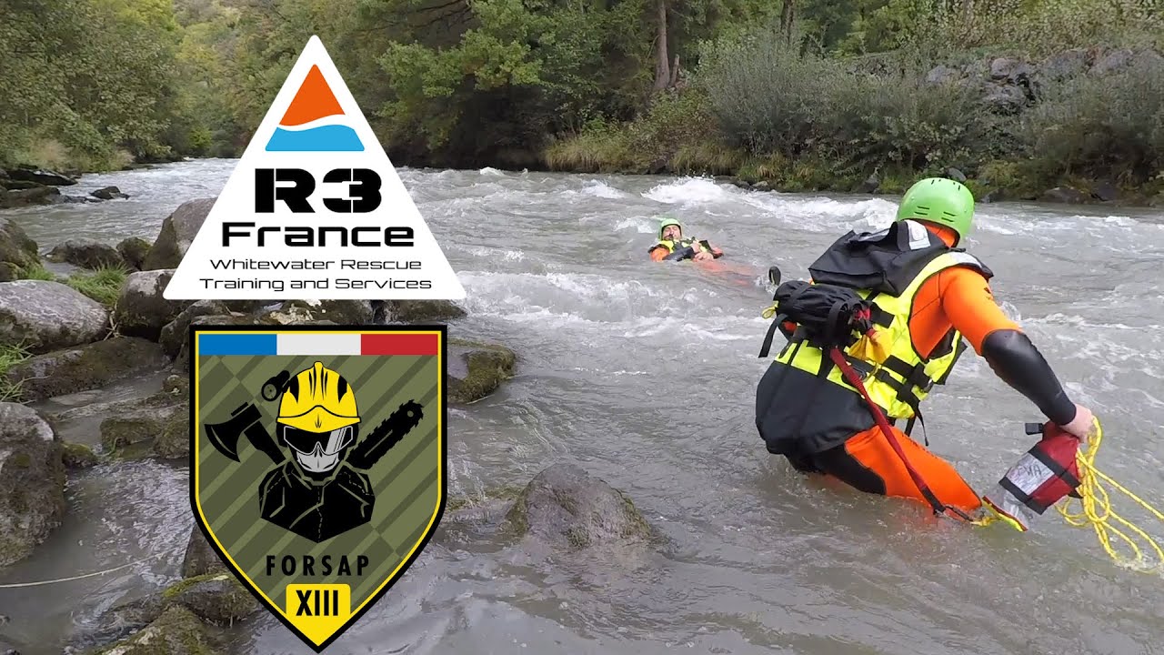 Formation des groupes d'intervention en eau vive des ForSap