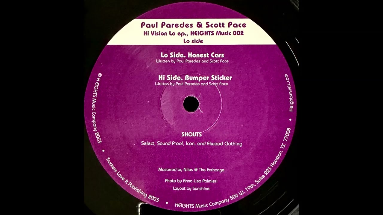Paul Paredes & Scott Pace &ndash; Honest Cars