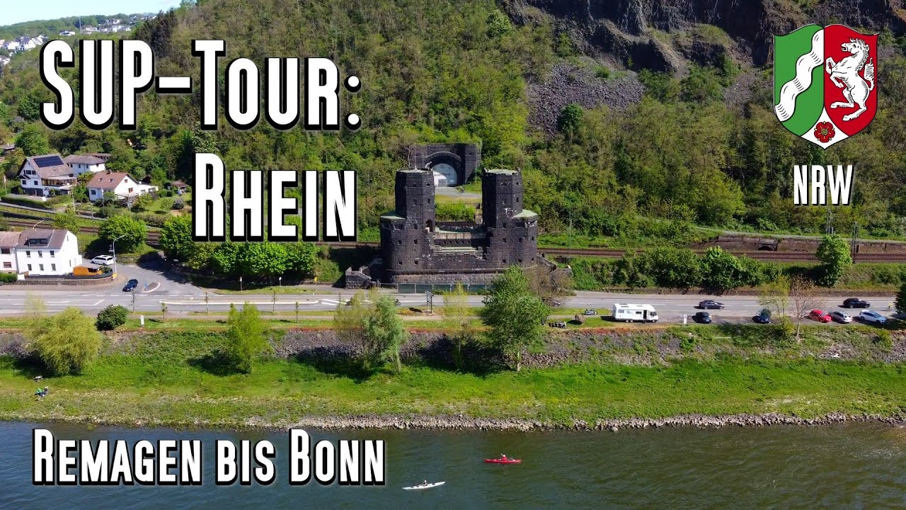 SUP - Tour: Der Rhein, von Remagen bis Bonn / 19km in 3h / nur für Fortgeschrittene SUPler*innen