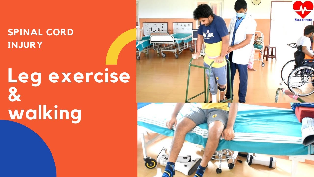 spinal cord injury bed exercise#leg exercise#paraplegic walking