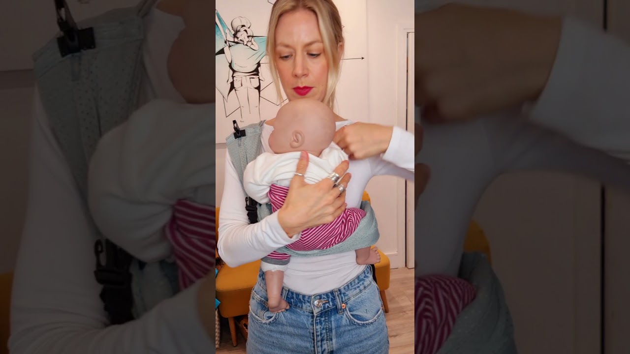 Mini Monkey Mini Sling easy mesh hip carrier review and demo