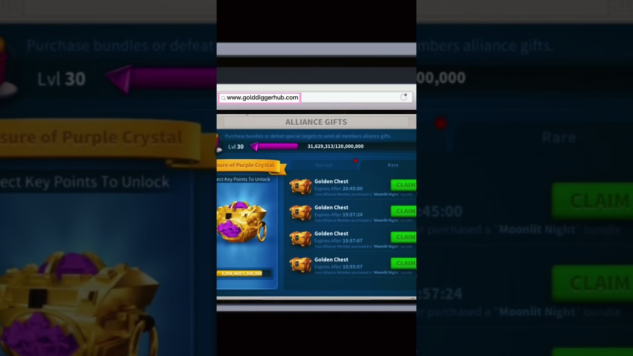 Gold Chest in rok #riseofkingdoms