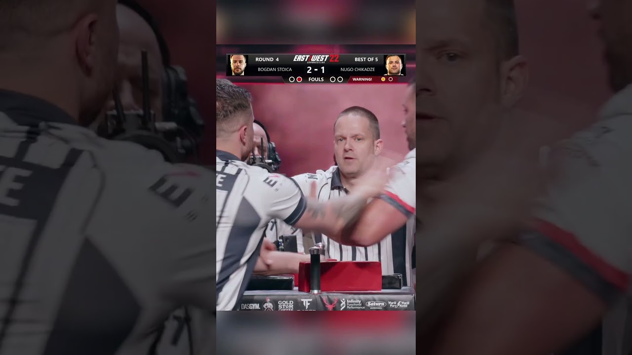 Nugo Chikadze vs Bogdan Stoica na EVW 22 #armwrestling