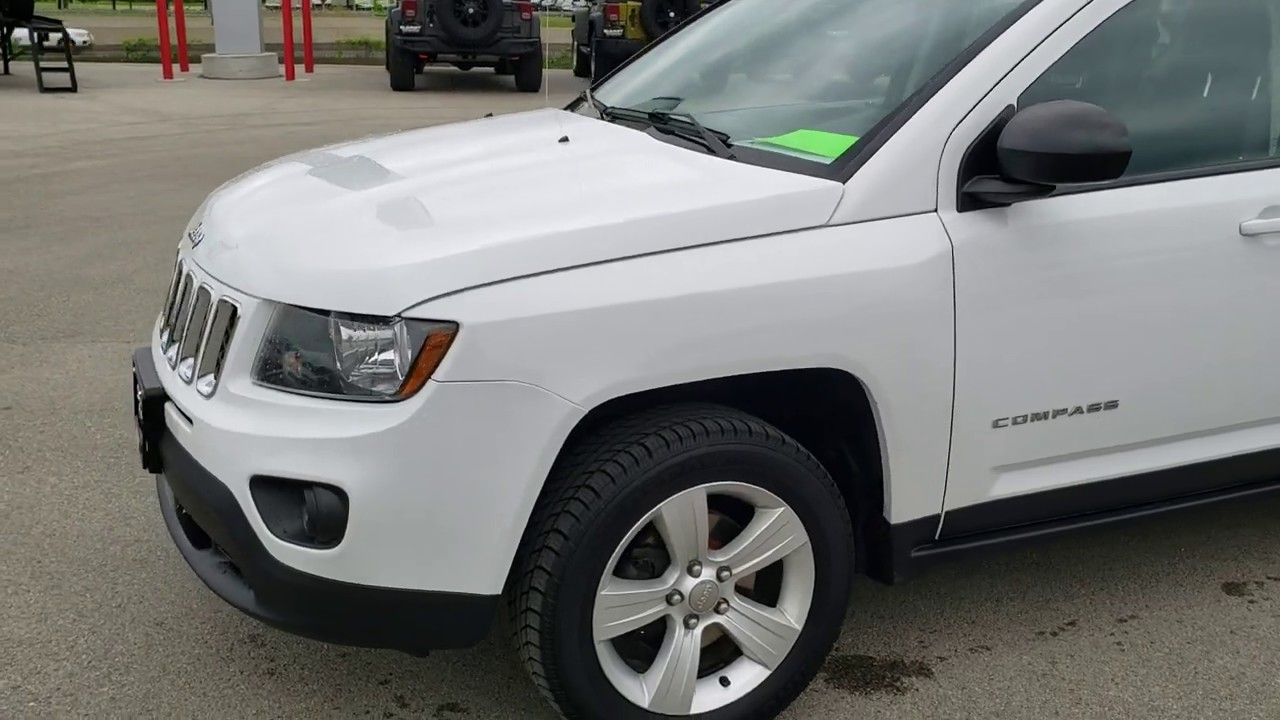 2014 JEEP COMPASS SPORT 4X4 WALK AROUND REVIEW FOND DU LAC WISCONSIN SOLD! 9J58B