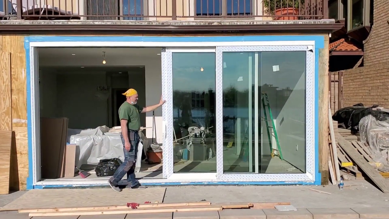 Lift and Slide triple sliding door