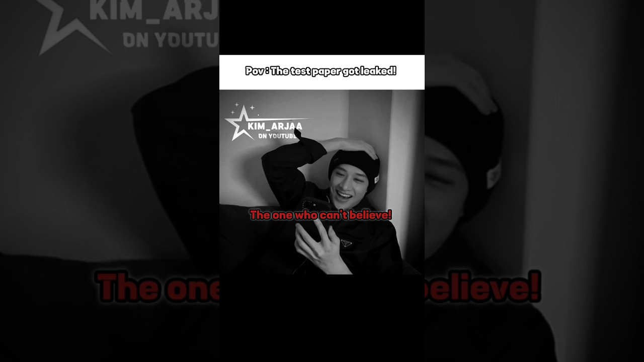 Pov : The test paper got leaked! ☠️😭👽#aesthetic #bts #blackpink #shortsfeed #goviral #foryou