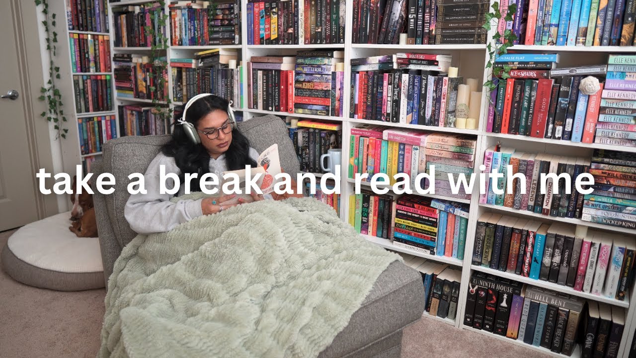 Take a break and read with me (no talking w jazz music)