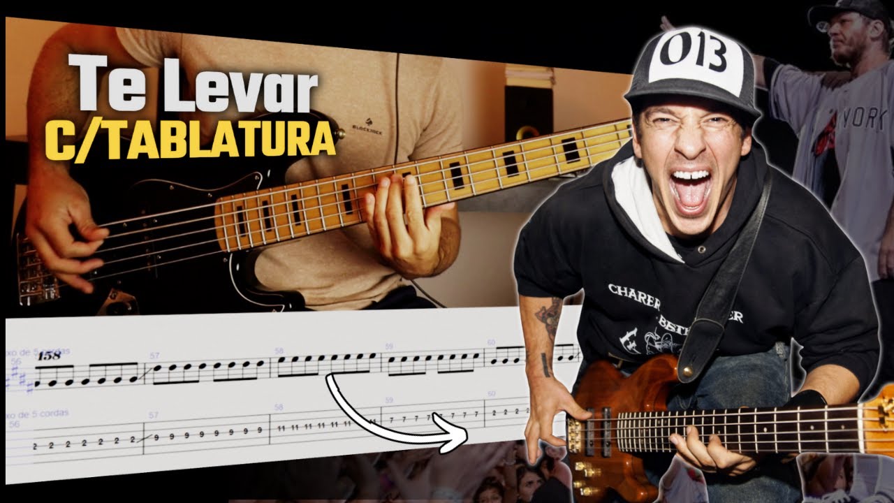 TE LEVAR - CBJR - BAIXO COVER C/TABLATURA