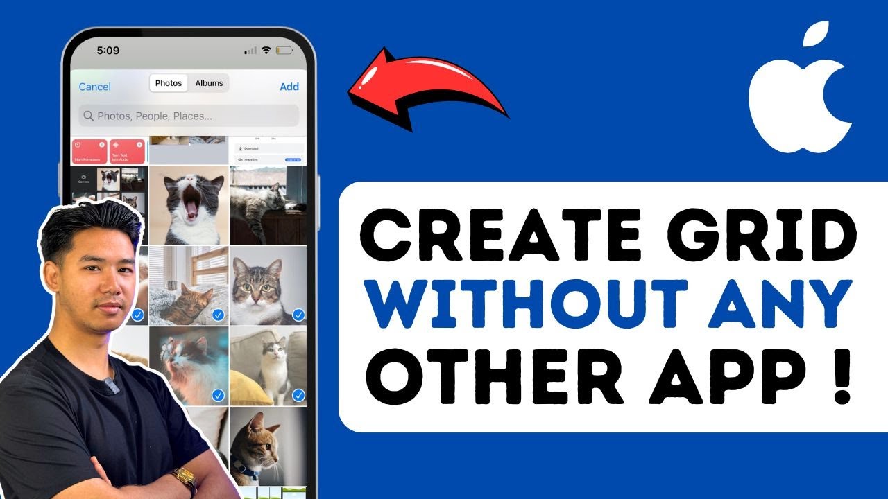 How To Create Photo Grid (Collage) On iPhone Without Installing Anything