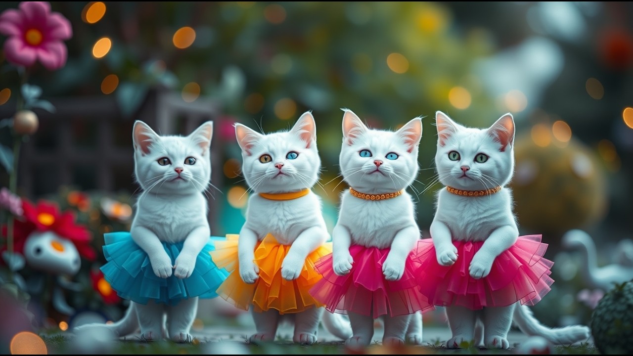 😻🐾️💃Cutest Cat Dances Compilation😻🐾️💃 319 #cat #ai #dance #cute #kitten #cat #catdance #viralvideo