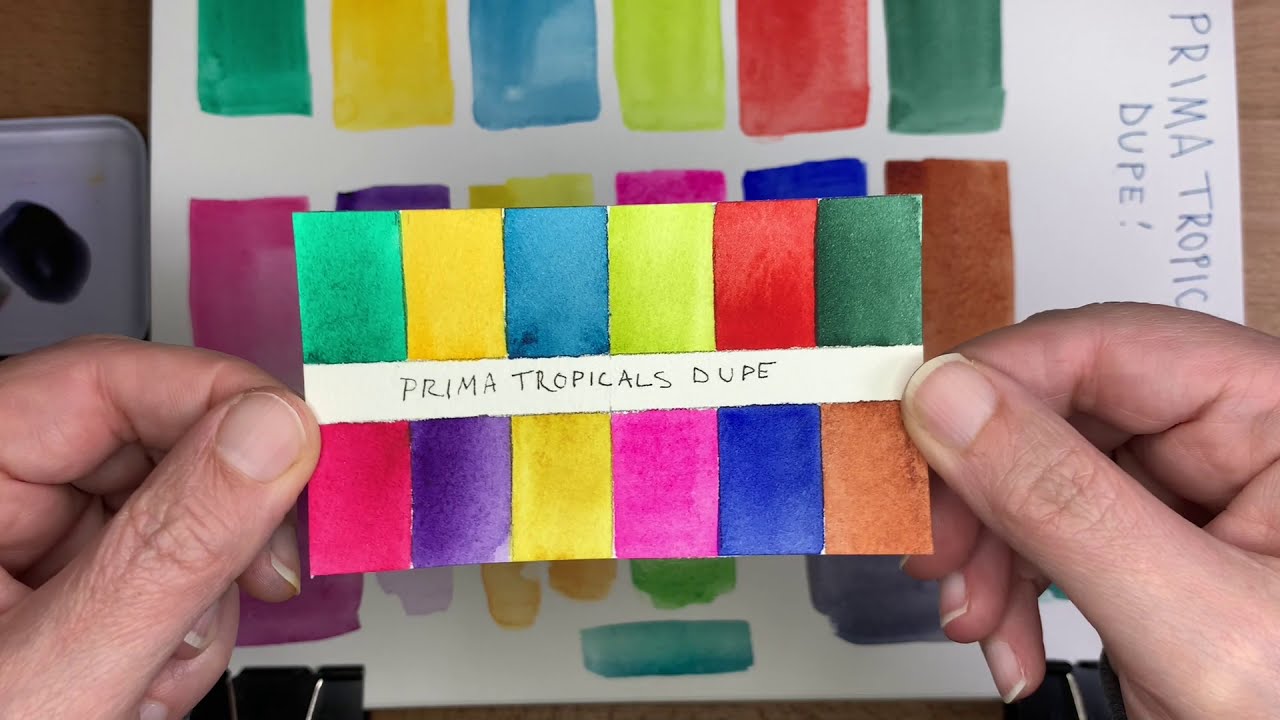 Cheaper Prima Watercolor Alternative!!! | Mungyo 48 set unbox and Prima set matching!