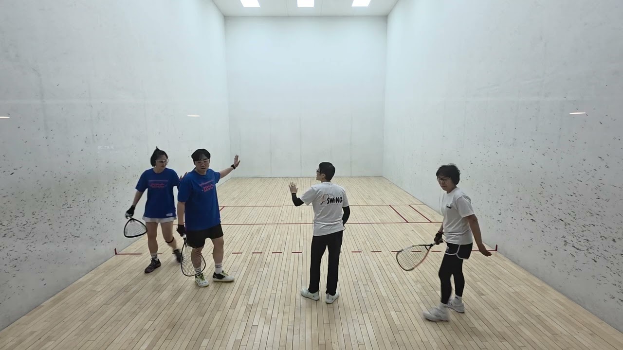 260110토 에라모&스윙 교류전 정윤환 백미연 / 최복심 양란영 @라켓볼 #racquetball