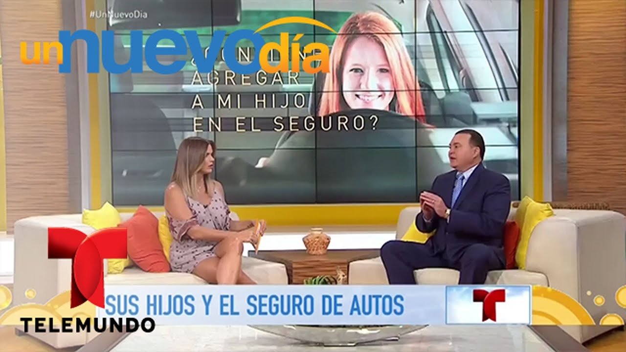 ¿Conviene agregar a tu hijo en el seguro de tu carro? | Un Nuevo Día | Telemundo