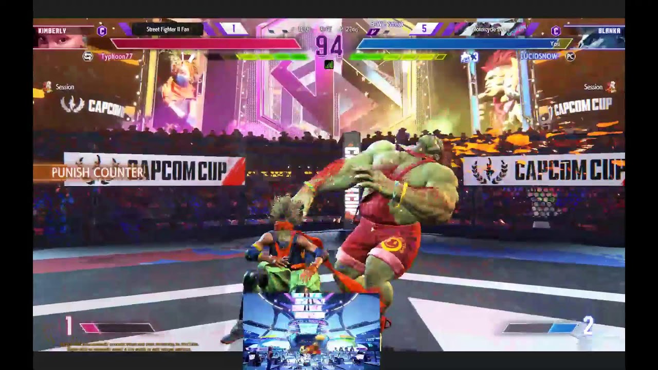 SF6 Blanka sets in the hub
