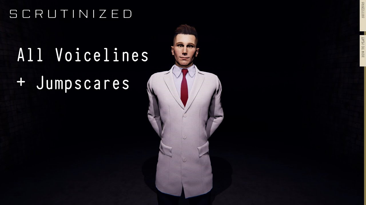 Scrutinized - All Tanner Voicelines & Jumpscare Sounds