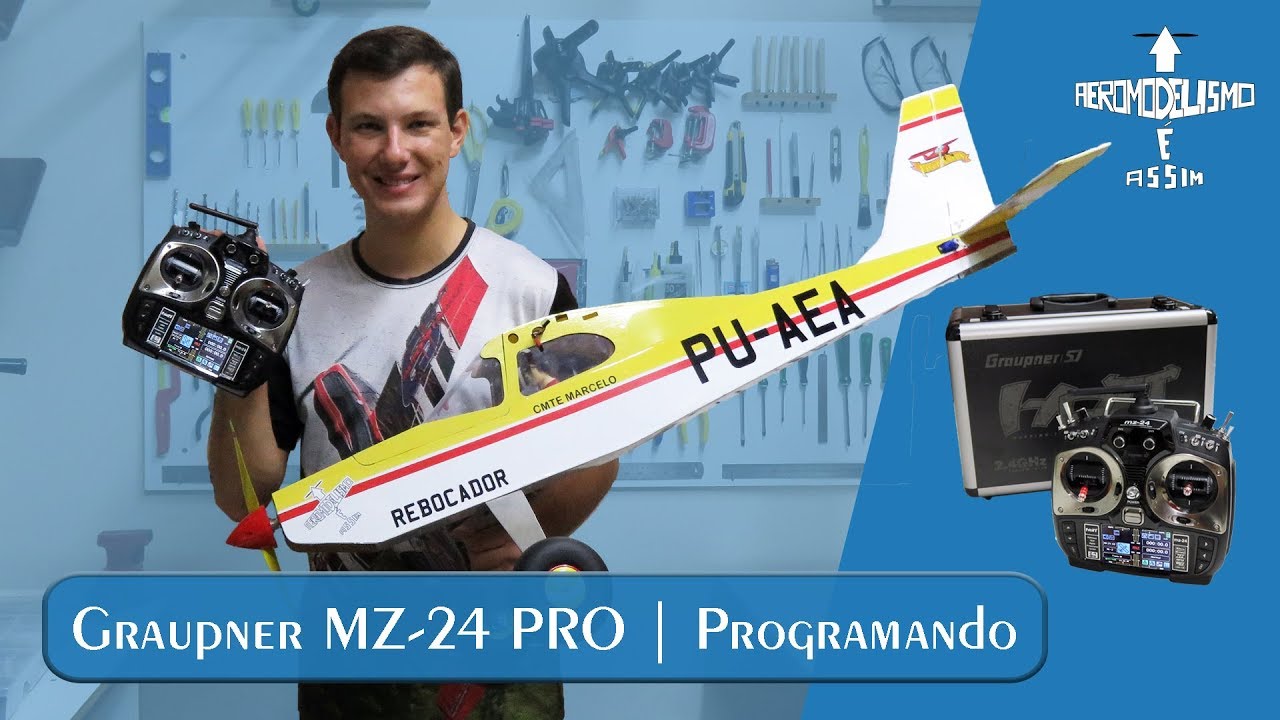 Programando um aeromodelo | Rádio Graupner MZ-24 Pro (4/6)
