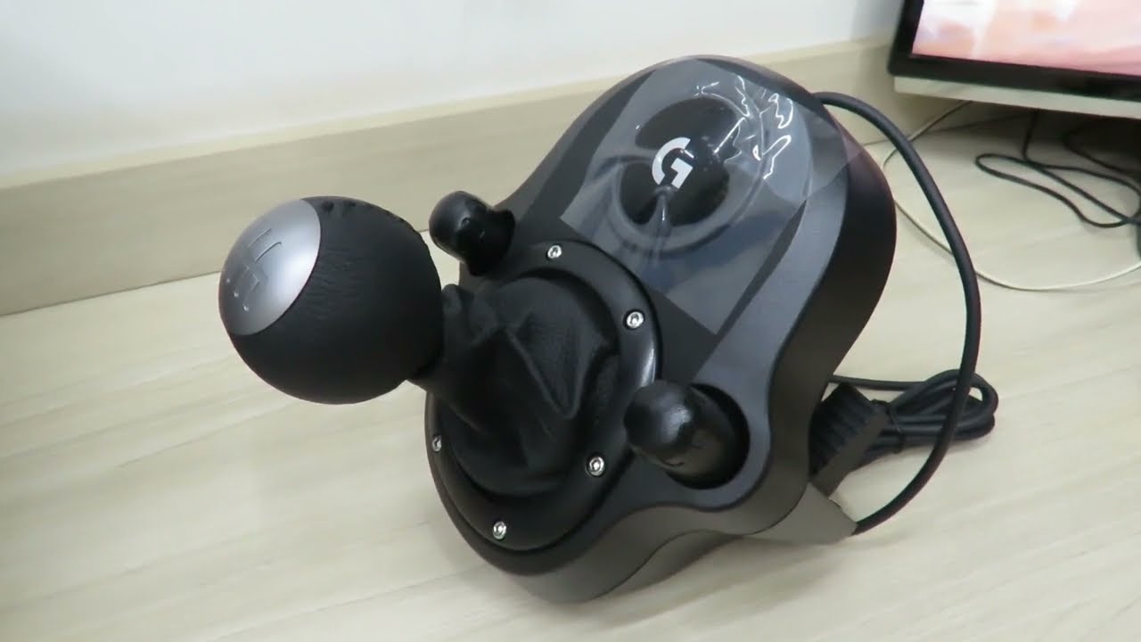 C&acirc;mbio Logitech Driving Force Shifter para G29/G920 Preto &ndash; C&acirc;mbio De 6 Velocidades, Marcha &Agrave; R&eacute;