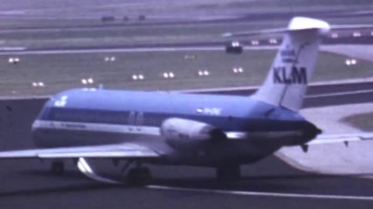 Year 1975.  S 2103 Schiphol 0124YT  Amsterdam Airport