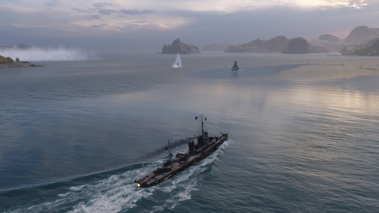 Test du destroyer Américain rang V - HILL