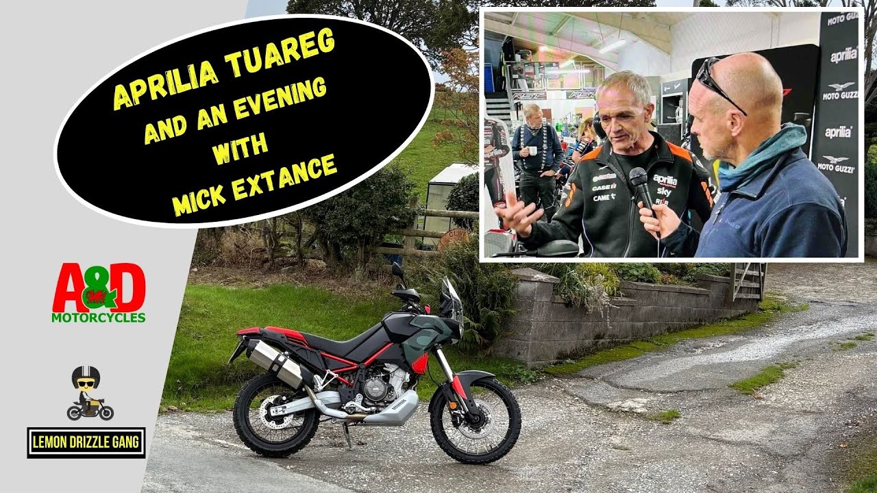 Aprilia Tuareg 660 и вечер с Миком Экстенсом
