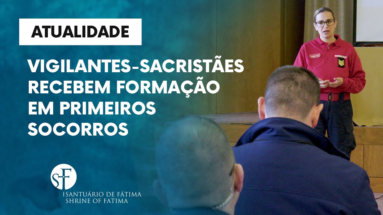 Vigilantes-sacristães recebem formação em primeiros socorros