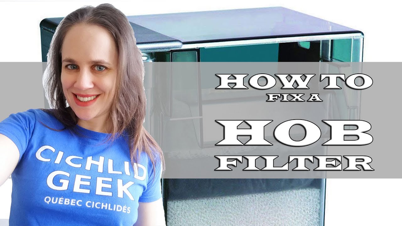 How to : Fix a Hang on Back Filter (HOB) - Fixing my AquaClear 110