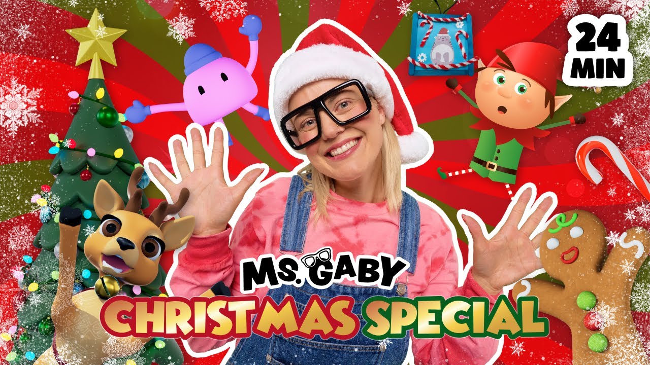 🎄 The Ms. Gaby Christmas Special! | Christmas Dances, Songs, and Games for Kids and Toddlers! 🎶