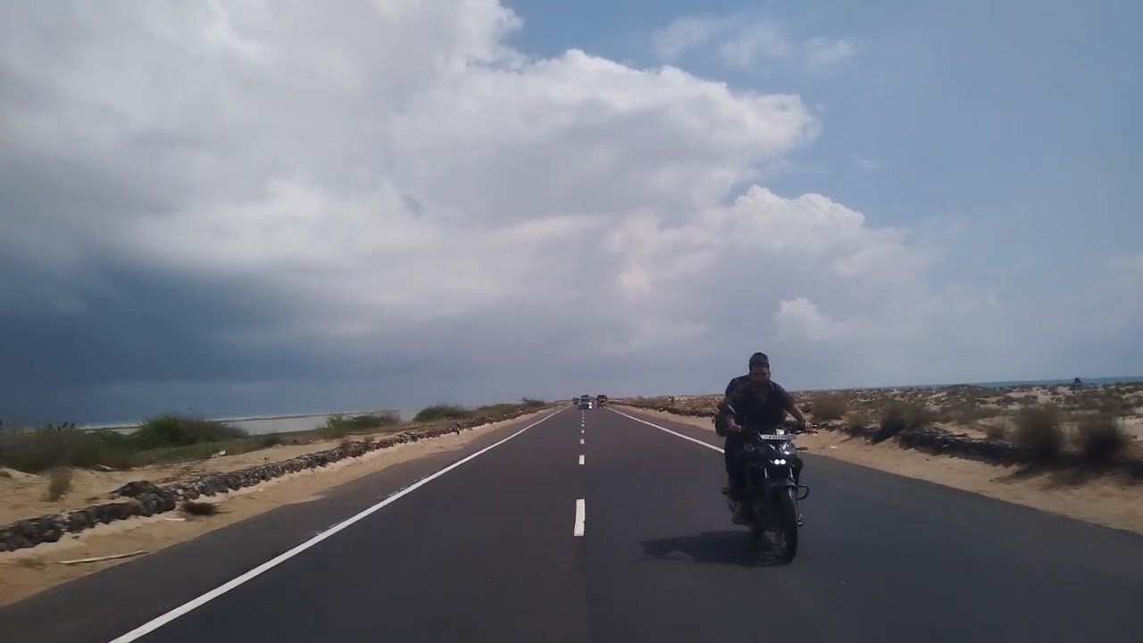 Dhanushkodi road view 🇮🇳