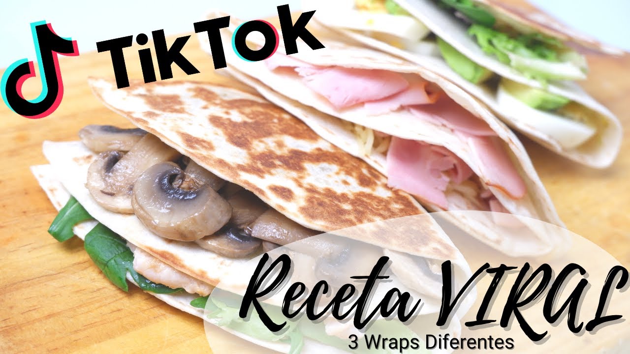 🔝🔥 TIKTOK TORTILLA WRAP HACK 😍 3 RECETAS en 5 MINUTOS 🤤