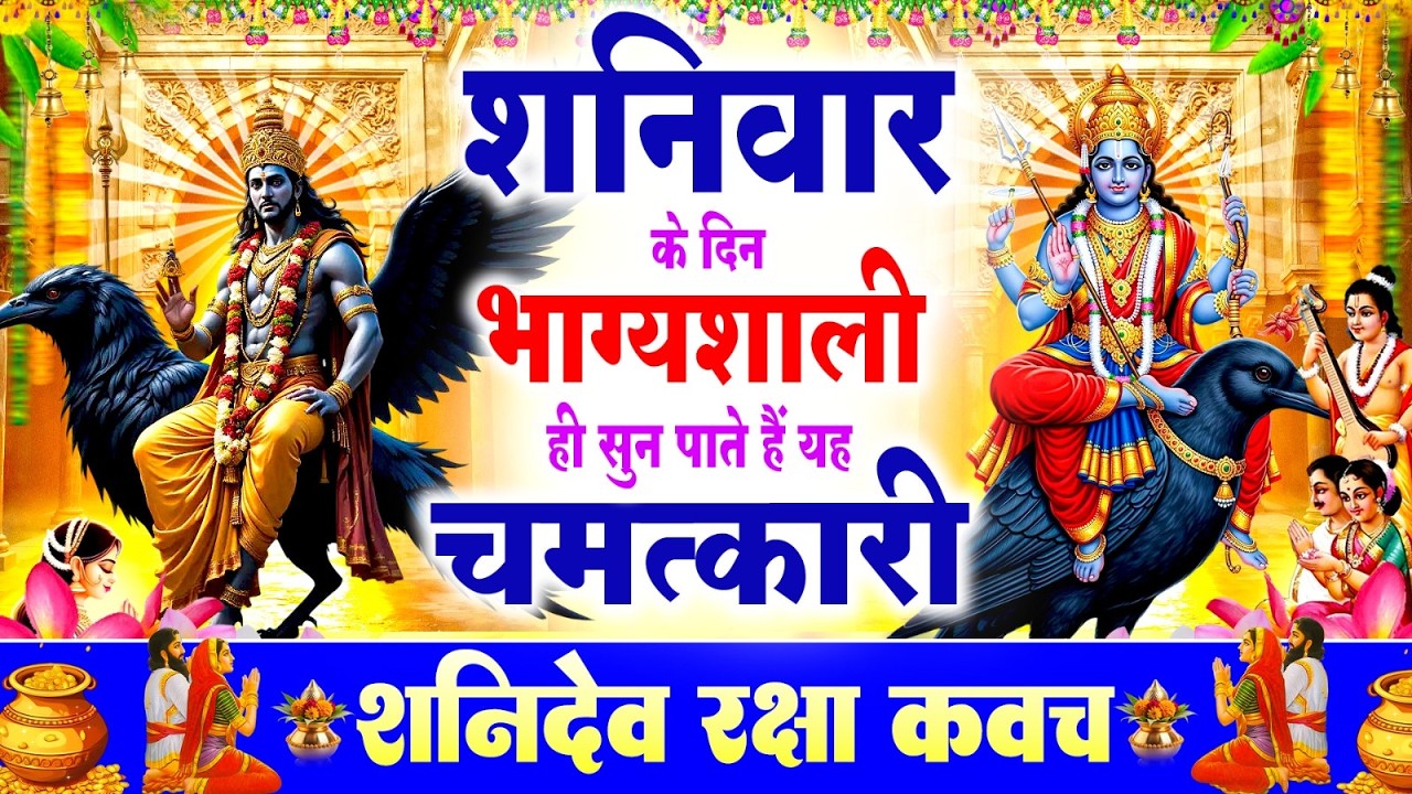 शनिवार के दिन भाग्यशाली ही सुन पाते है ! चमत्कारी शनि रक्षा कवच | Shanidev Raksha #kavacham