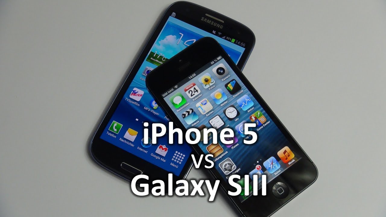 Apple iPhone 5 vs Samsung Galaxy S3 | SwagTab