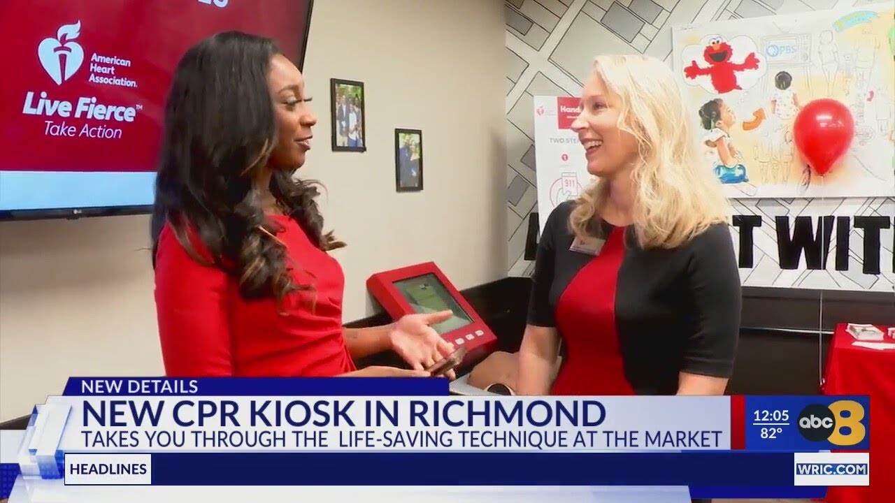 American Heart Association discusses new CPR kiosk in Richmond