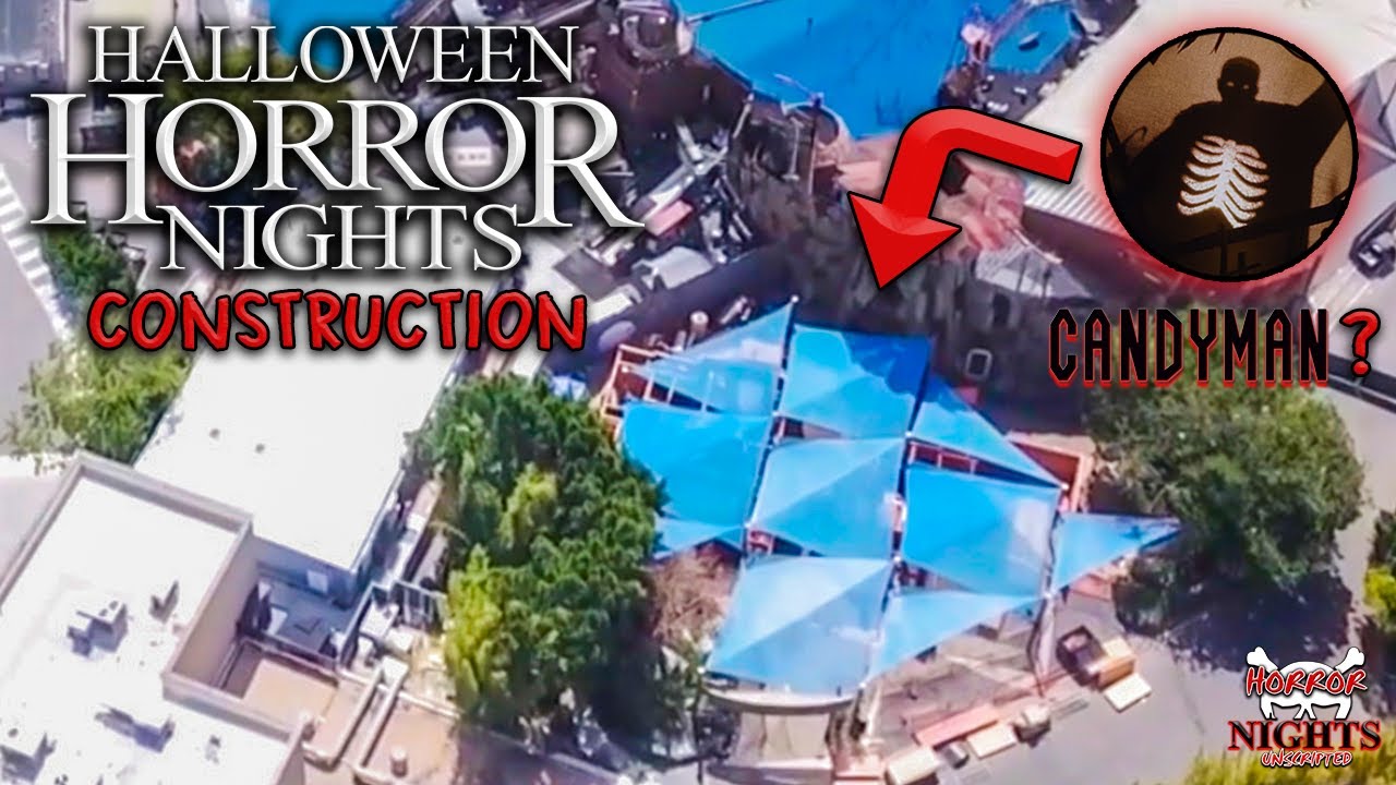 HHN 2020 Construction Update Hollywood Water World Location is First & Potential Candyman Maze??