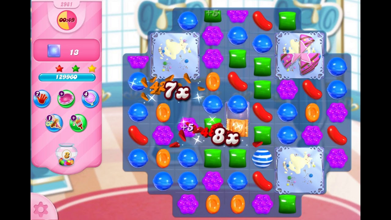 Candy Crush Saga - Level 2981 ☆☆☆