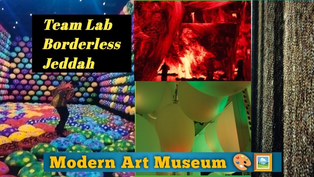 Exploring teamLab 😍 Jeddah 🇸🇦 | Future of Art is Here 🚀✨ Immersive Light & Art Show🔥
