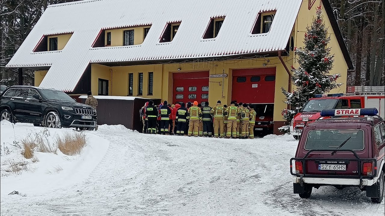 Dojazd  alarmowy zastępów OSP i PSP do MKSiŚ| Poszukiwania w Zwardoniu | 04.01.2025.