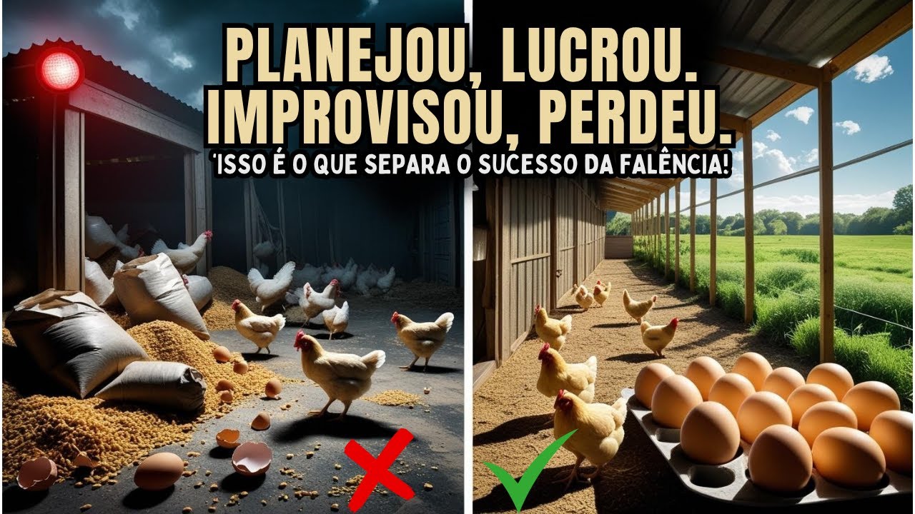 Por que 90% das Granjas Fracassam Antes da Primeira Postura?