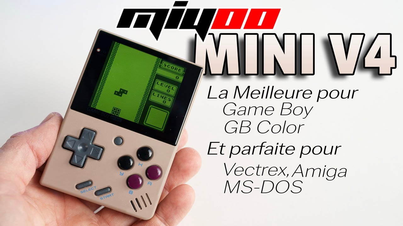 MIYOO MINI V4 Une console retro terriblement efficace pour GameBoy Vectrex MS-DOS Mon Coup De Coeur