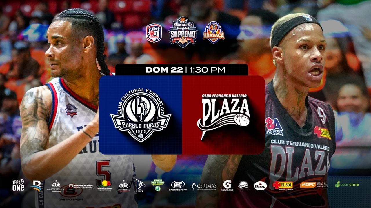 PUEBLO NUEVO vs PLAZA  / Torneo “Supremo” del Baloncesto Superior de Santiago / ABASACA