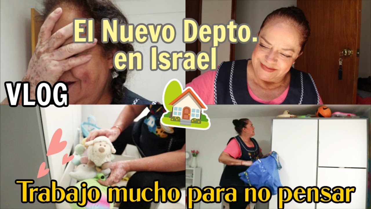 Primeros Instantes en el Nuevo Hogar en Israel, 1er. Día Sin mis Hijos, Trabajo Mucho para No Pensar