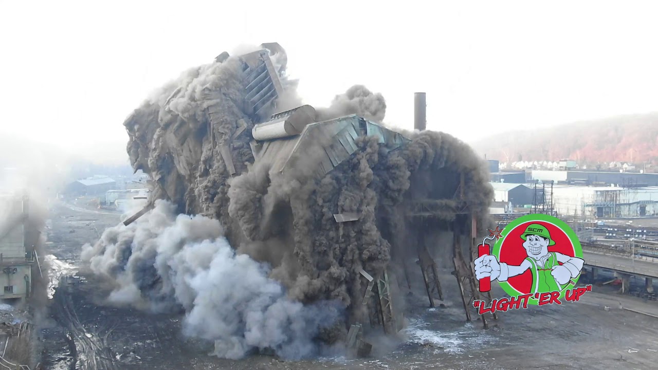 ArcelorMittal Structure Implosion BOP   SCM Demolition Highlights