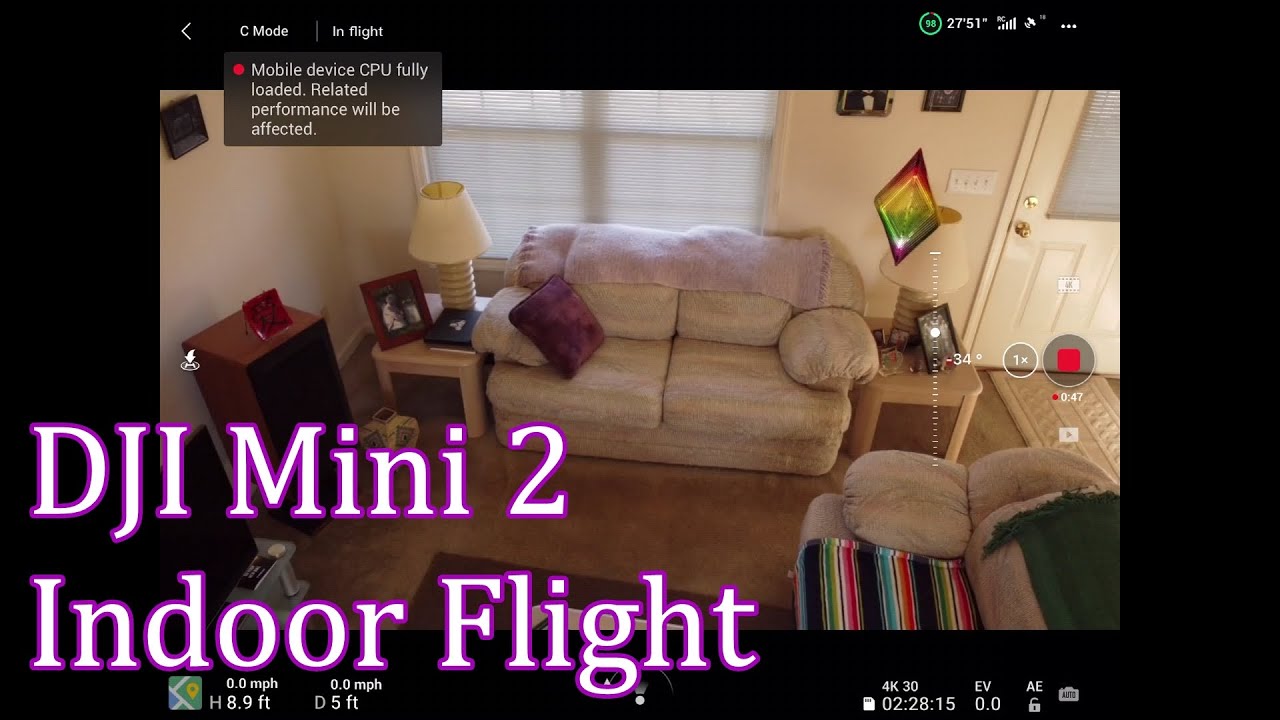 DJI Mini 2 - First Indoor Flight