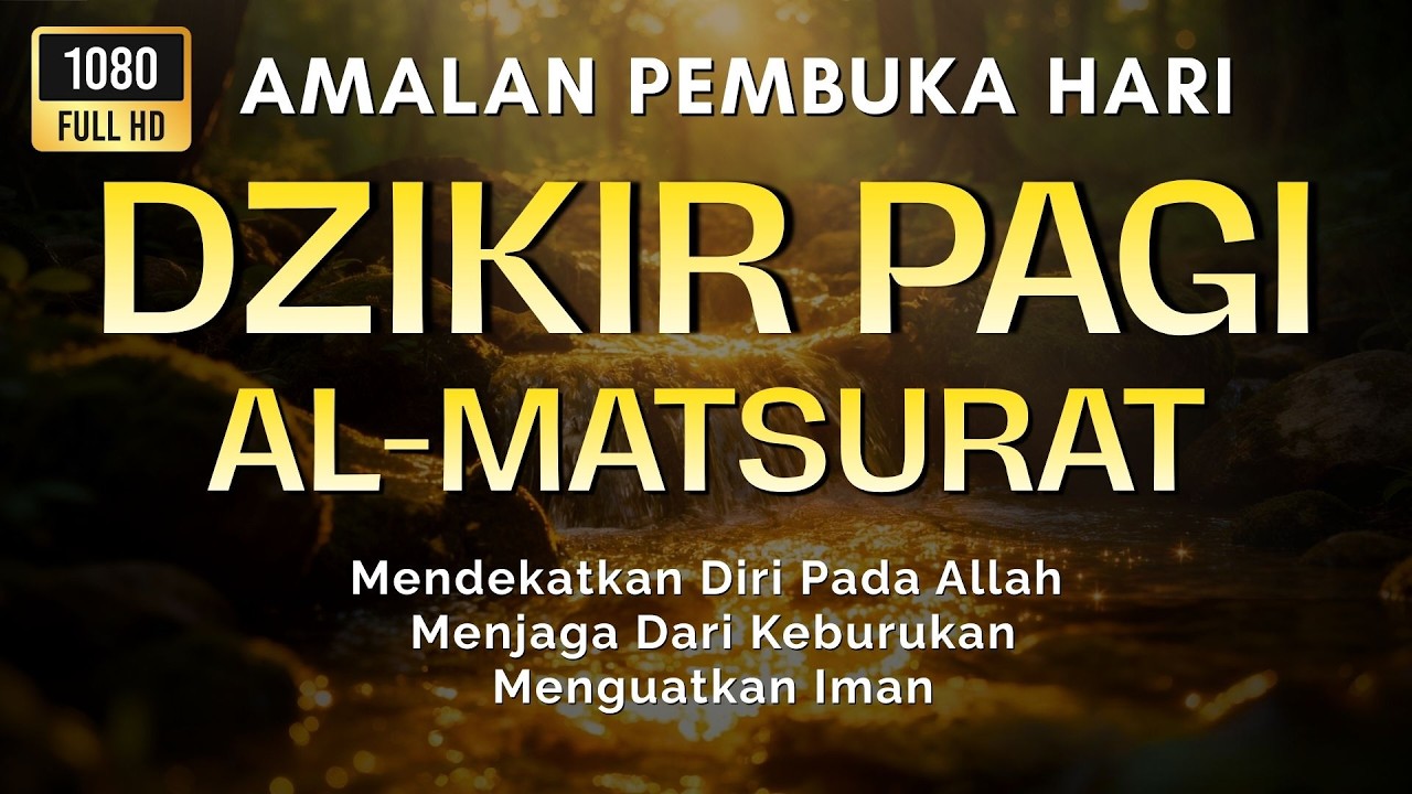 Dzikir Wajib Setiap Pagi || Al-Matsurat Pelindung Diri dan Penyejuk Hati