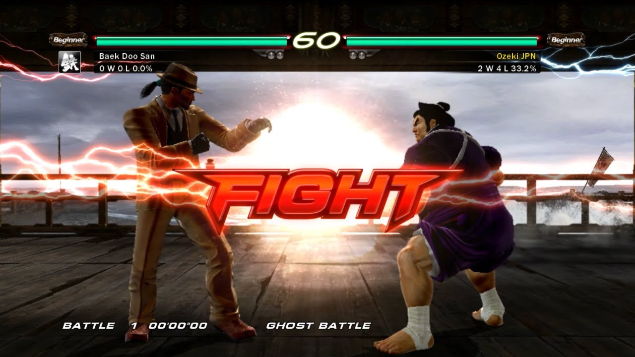 BAEK VS GANRYU - TEKKEN 6 [Hard mode]